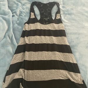 Forever 21 Black Lace Detail Top